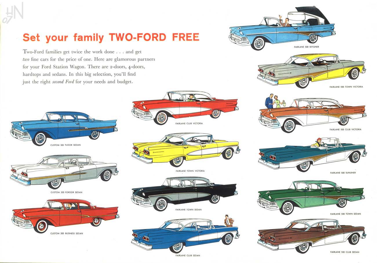 1958 Ford Wagons Brochure Page 8